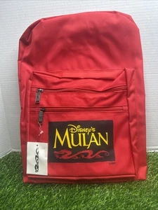 Disney Mulan Backpack Red 90s New With Tags - Picture 1 of 4