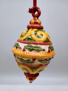 Villeroy & Boch Decorazione natalizia in ceramica #1748 con scatola circa 4" - Foto 1 di 13