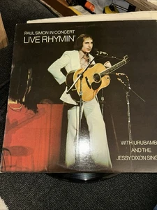 PAUL SIMON-IN CONCERT LIVE RHYMIN-1974 VINYL LP- vg+ - Picture 1 of 3