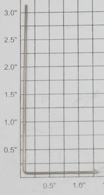 Lionel 2321-38 Left Hand FM Short Hand Rail (1) - Image 1 of 3