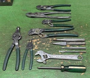 Alicates de anillo a presión hechos en EE. UU., bomba de agua, junta deslizante, llave ajustable SK Tools - Imagen 1 de 5