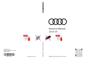 2025 Audi Q5 Owner's Manual User Guide - Bild 1 von 1
