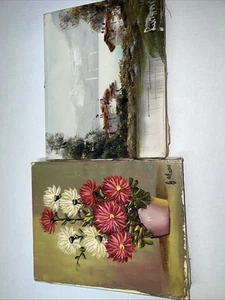 10"×8" 2 Original painting on canvas One Price - Picture 1 of 20