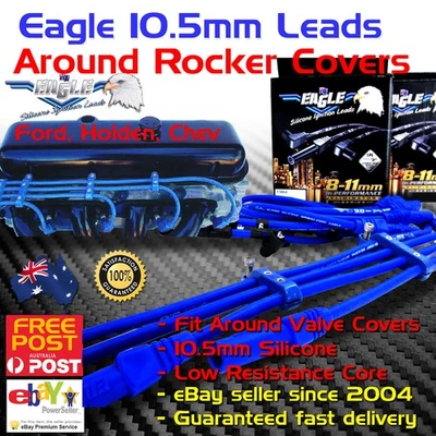 Eagle 10.5mm Ignition Spark Plug Leads Around R/C Fits Windsor HEI + Mount Kit - Image 1 of 4