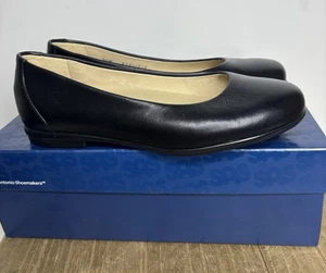 NEW IN BOX SAS Scenic Ballet Flat Black Womens Shoes Size 7.5 M - Picture 1 of 6