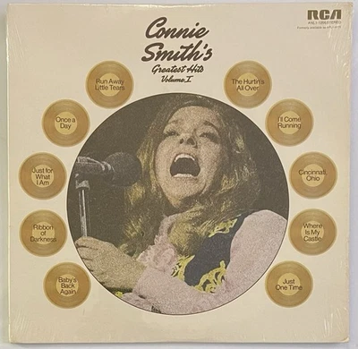 CONNIE SMITH - Greatest Hits Vol.1 - Vinyl Lp-1973 RCA Record ANL1-1206 SHRINK - Image 1 of 4