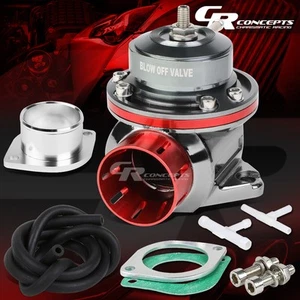 BILLET AJUSTABLE ALUMINIO ROJO TIPO FV TURBO VÁLVULA DE SOPLADO BOV+MANGUERAS/PERNOS - Imagen 1 de 5