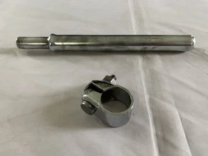 Vintage Murray Chrome Plated Seat Post Clamp And Seat Post - Picture 1 of 11