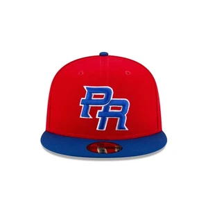 New Era 59Fifty Red/Blue Puerto Rico FBPR Grey Under Visor - NWT - 7 - Picture 1 of 5