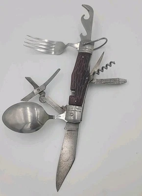 Vintage Ideal Campers Multi Tool  8 Tools Made In Japan - Image 1 of 4