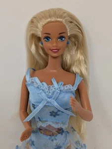 Pigiama Barbie Lingerie blu Mattel anni 90 - Foto 1 di 6