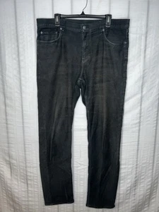 Faherty Terry 5-Pocket Hose Herren Gr. 38x32 Jeans Washed Schwarz Stretch 148 - Bild 1 von 11
