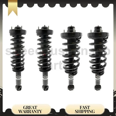 Conjunto de 4 muelles helicoidales y puntales de suspensión delantera trasera para Ford Expedition 2007 Foto 1 de 4