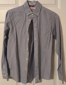 Izod Boys Long Sleeve Button Down Striped Dress Shirt Size Youth Medium 10/12 - Picture 1 of 5