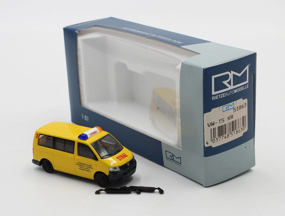 Rietze Volkswagen T5 автобус KR FDPoznan Lawica (PL) номер 51863 1:87/RIN277  - Изображение 1 из 1