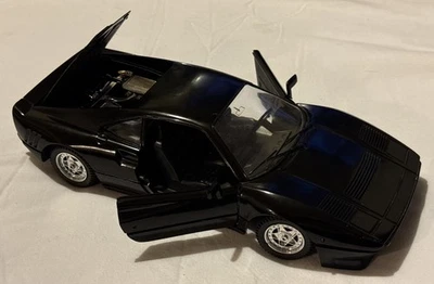 Vintage Tonka Polistil 1984 Ferrari 288 GTO Black 1/16 Scale - Made In Italy - Image 1 of 4