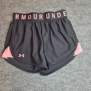 Under Armour Pantaloncini da Corsa Donna Sportivi Rosa Nero Activewear - Foto 1 di 5