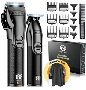 Novah Professional Hair Clippers and Trimmer Set with LED Display, Accessories - Picture 1 of 5