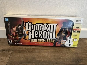 Nintendo Wii Guitar Hero 3 Legends of Rock Bundle mit Box + Spiel GETESTET - Bild 1 von 22