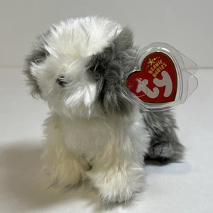 Peluche Ty Beanie Baby FURSTON il cane da pastore 6 pollici peluche cane - Foto 1 di 9