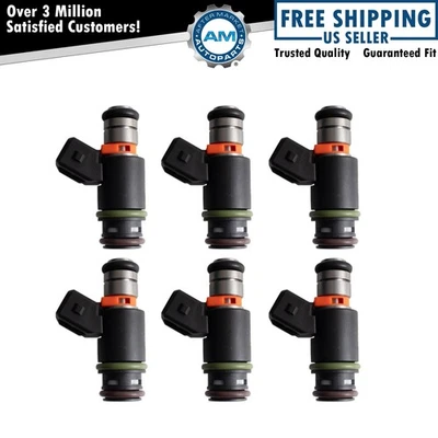 Fuel Injector Set Fits 1997-2000 Volkswagen EuroVan 1999-2001 Golf Jetta - Image 1 of 4