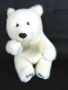 International Bon Ton Plush Toy Polar Bear Vintage 8” White Soft Cuddly 1996 - Picture 1 of 9