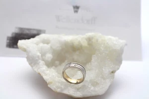 Wellendorff Ring Brillant-Adam 18k Weißgold ca. 0,017ct. Gr. 62 - Bild 1 von 7