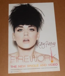 Katy Perry Firework Poster Promo 2010 Original 11x17 - Picture 1 of 1