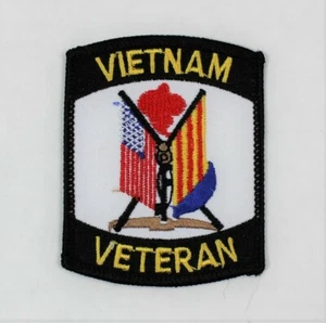 Vietnam Veteran Patch Harley-Davidson Motorcycle 2-1/4" Wide - Picture 1 of 2