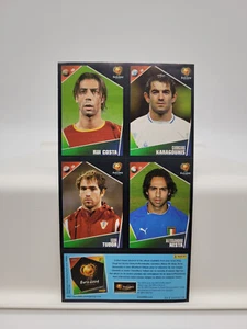 Pegatina de promoción Panini Euro EM 2004 Portugal Rui Costa Karagounis Tudor Nesta - Imagen 1 de 2