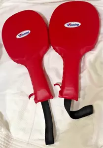 Gebraucht gewinnender Handschuh links und rechts 1 Paar rote Farbe aus Japan M - Bild 1 von 1
