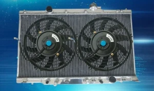 FOR HONDA CRV CR-V 2.4L/L4 Aluminum RADIATOR+FAN 2002-2006 2003 2004 2005 AT/MT - Foto 1 di 5