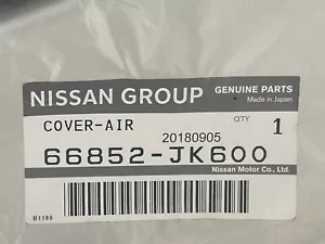 New Genuine OEM Nissan Cover-Air Intake 66852-JK600 - Picture 1 of 3