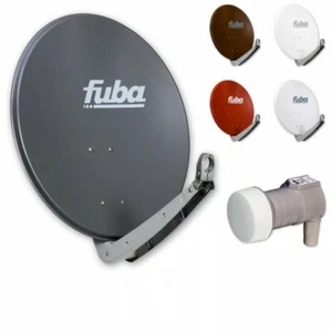 Digital Sat Anlage 1 Teilnehmer - Fuba Satellitenschüssel 65cm Alu + Single LNB - Bild 1 von 8