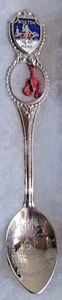 #818) SILVER PLATED TEA SPOON BOSTON MASS. MASSACHUSETTS BAY TRANSPORT USA - Picture 1 of 2
