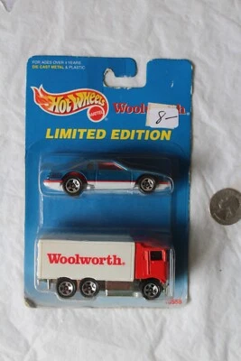 Camión de reparto Hot Wheels Woolworth vintage azul Firebird paquete de 2 nuevo 1996 sin usar, en caja Foto 1 de 3