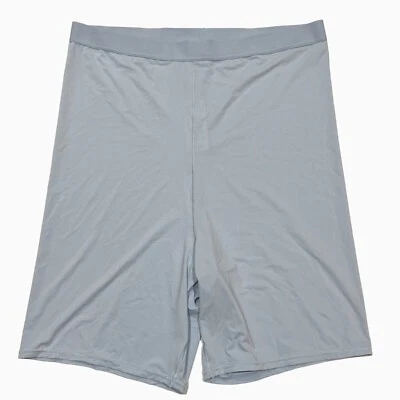 NUEVO CON ETIQUETAS AERIE Smoothez Pantalones Cortos Cintura Alta para Niño Talla XS-M-L-XL Azul Claro Foto 1 de 4