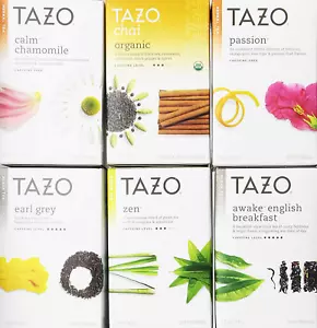 Tazo Assorted Tea Sampler 20Ct (Pack of 6) - Picture 1 of 12