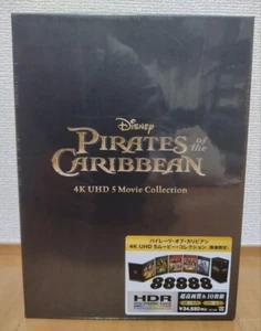 Pirates of the Caribbean 4K UHD 5 Movie Collection Limited Edition Blu-ray Jack - Picture 1 of 4