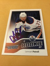 Lennart Petrell Signed Edmonton Oilers Rookie Card 3