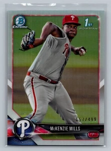 2018 Bowman #BCP87 McKenzie Mills Chrome Prospects Refractor #/499 - Picture 1 of 2