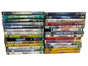 Kids Movies Bulk Lot of 28 dvd's Rated G Winnie The Pooh Cinderella Happy Feet - Picture 1 of 5