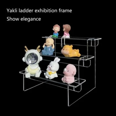 Acrylic Display Stand Display Rack Shelf for Small Objects Figurines Stand - Image 1 of 4