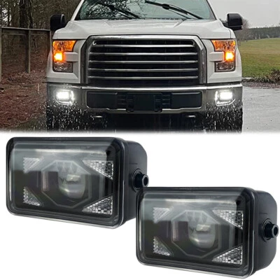 Luces antiniebla LED parachoques DRL para Ford F250 Super Duty 2015-2020 F150 2017-2018 2 piezas Foto 1 de 4
