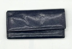 Vintage Rolfs Wallet American Classic Leather Credit Card Blue Cowhide leather - Picture 1 of 5