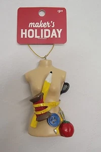 Maker's Holiday Christmas Ornament Sewing Seamstress - Picture 1 of 11