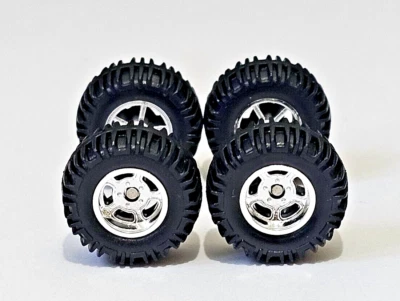 风火轮 2022 RLC 独家真实车手车轮越野 5 SPOKE SLOTTED L 套装 — 第 1/4 张图片