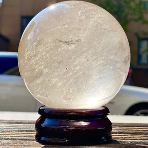 1.52LB Natural spherical healing crystal ball gemstone quartz stone - Picture 1 of 12