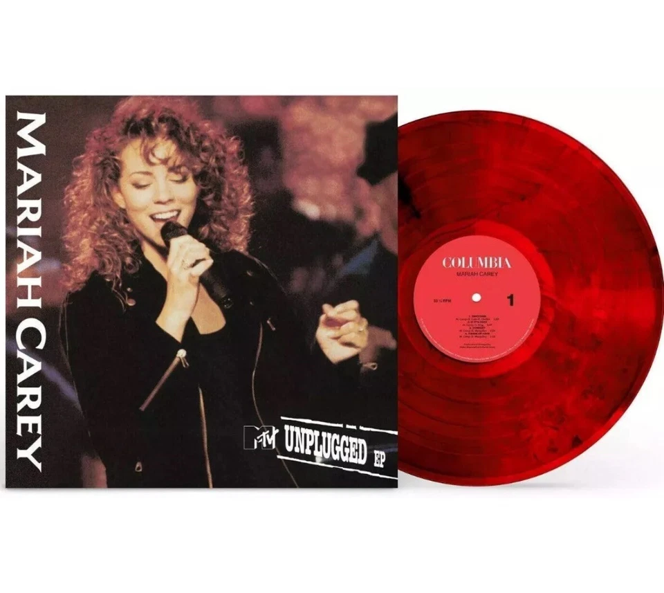 Mariah Carey MTV Unplugged Target Excl Marbled Red Colored Vinyl
