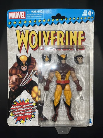 Marvel Legends X-Men Retro Series WOLVERINE Hasbro Action Figure *BRAND NEW* Cover